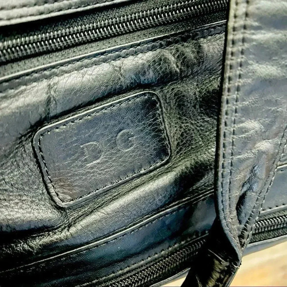 Tumi VTE Leather Carryall Overnight/Weekender/Duffle Bag W Locks - Picture 7 of 10